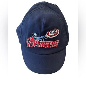 Marvel Avengers Captain America Hat Navy Superhero Streetwear Youth Adjustable